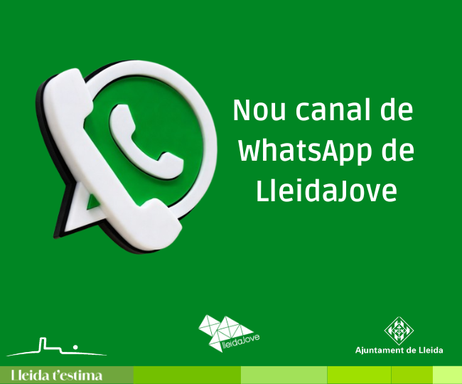 Segueix el canal i mantén-te al dia de tot el que passa a LleidaJove