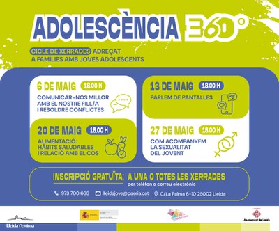 Adolescència 360º_programa maig 2026