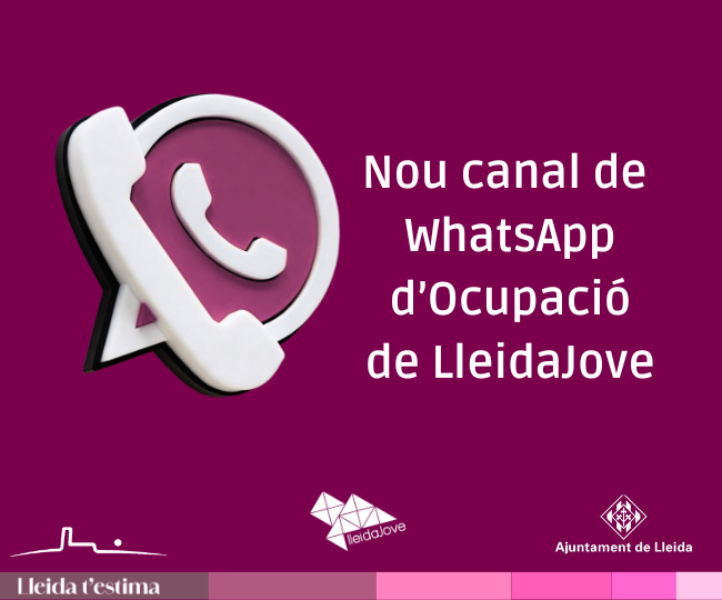 Segueix el canal específico sobre temas de ocupación