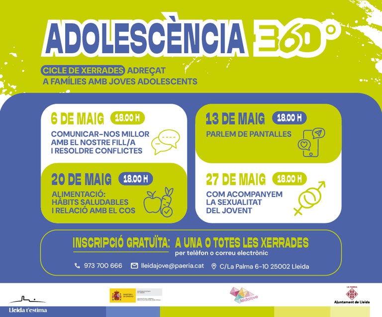 Adolescencia 360º_programa maig 2026