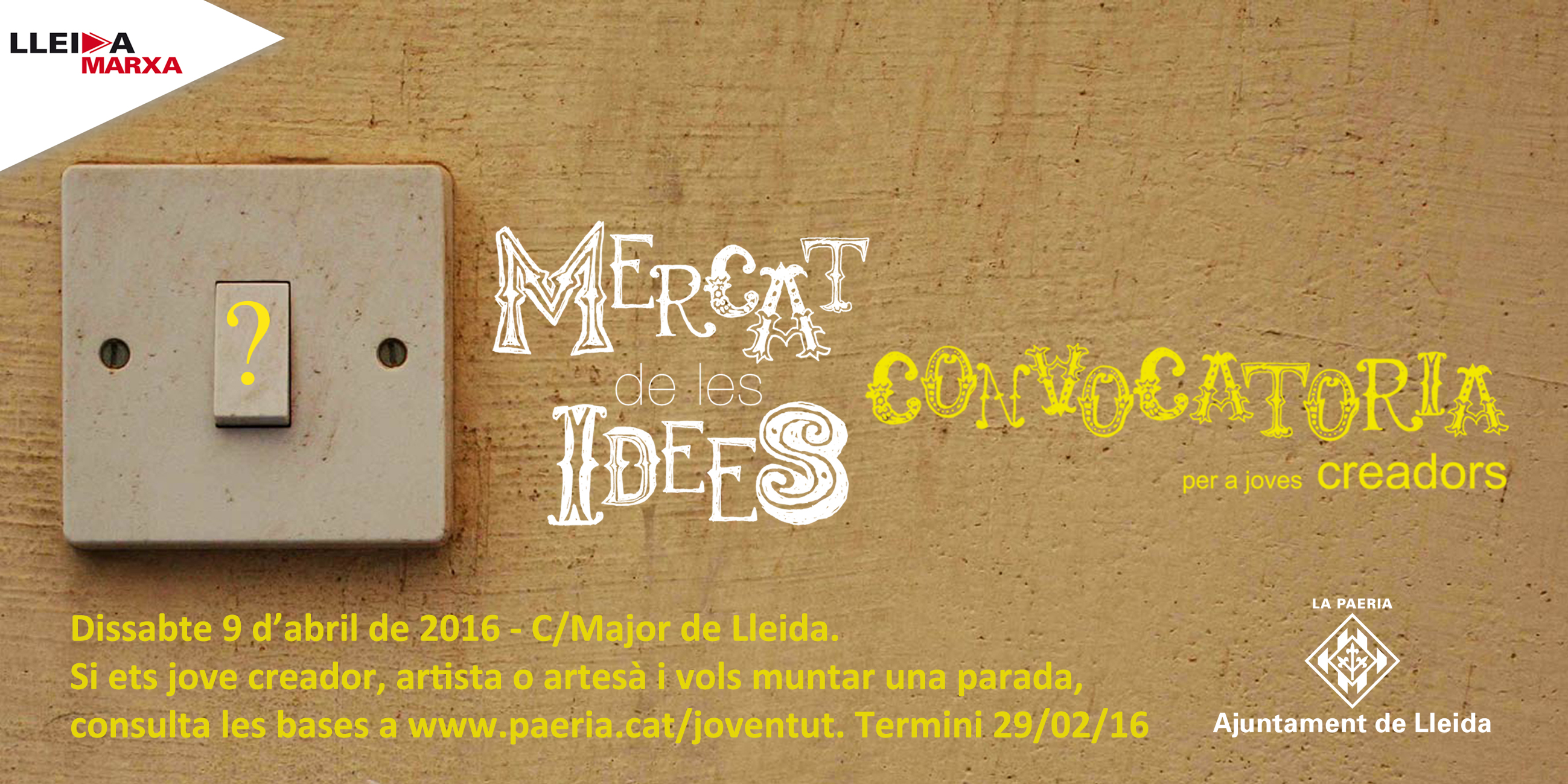 convocatoria mercat idees abril 2016